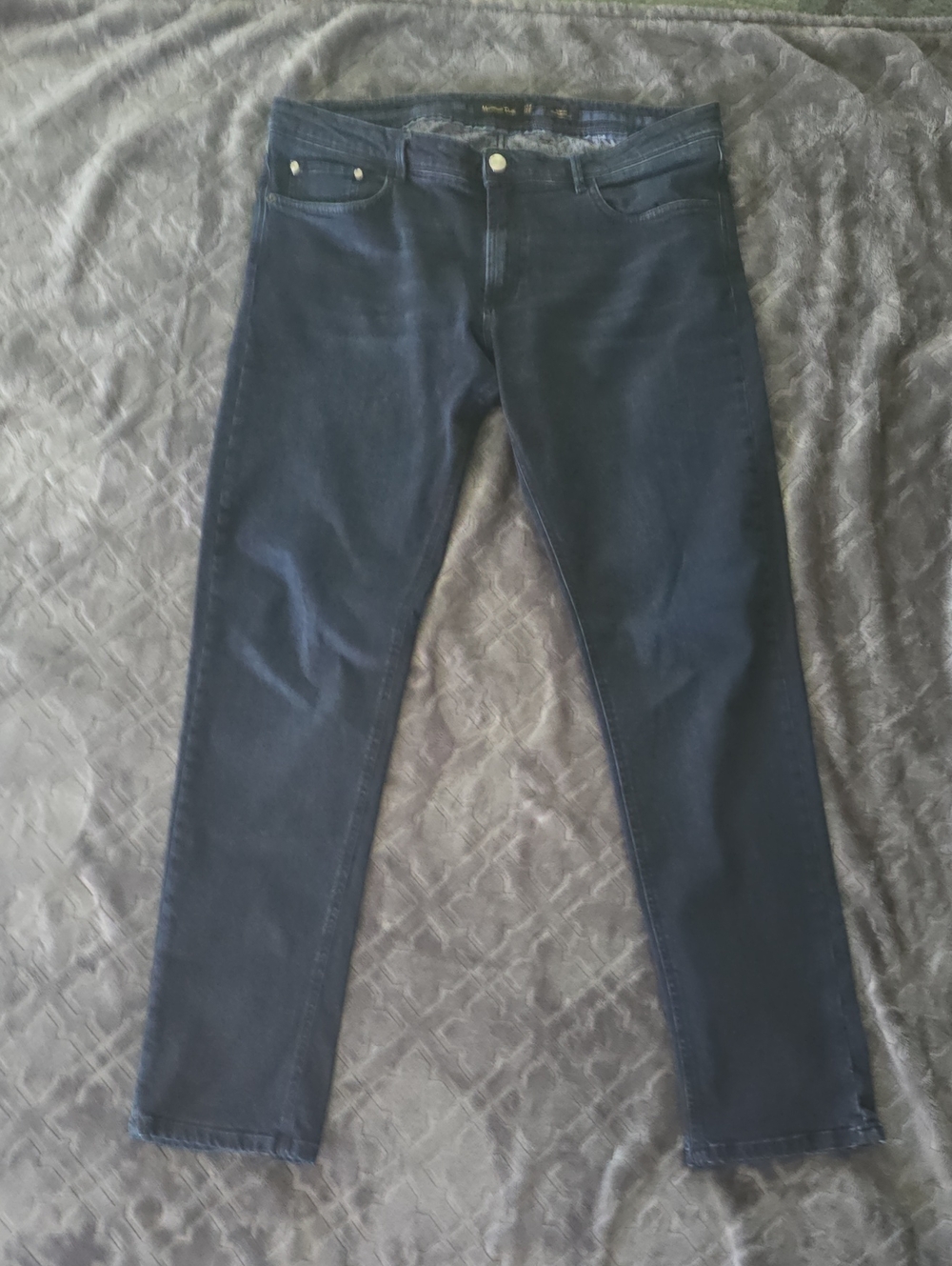Massimo Dutti Slim Jeans in Dark Navy